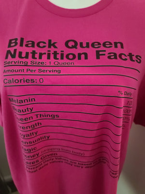 Graphic Tee | Black Queen Facts
