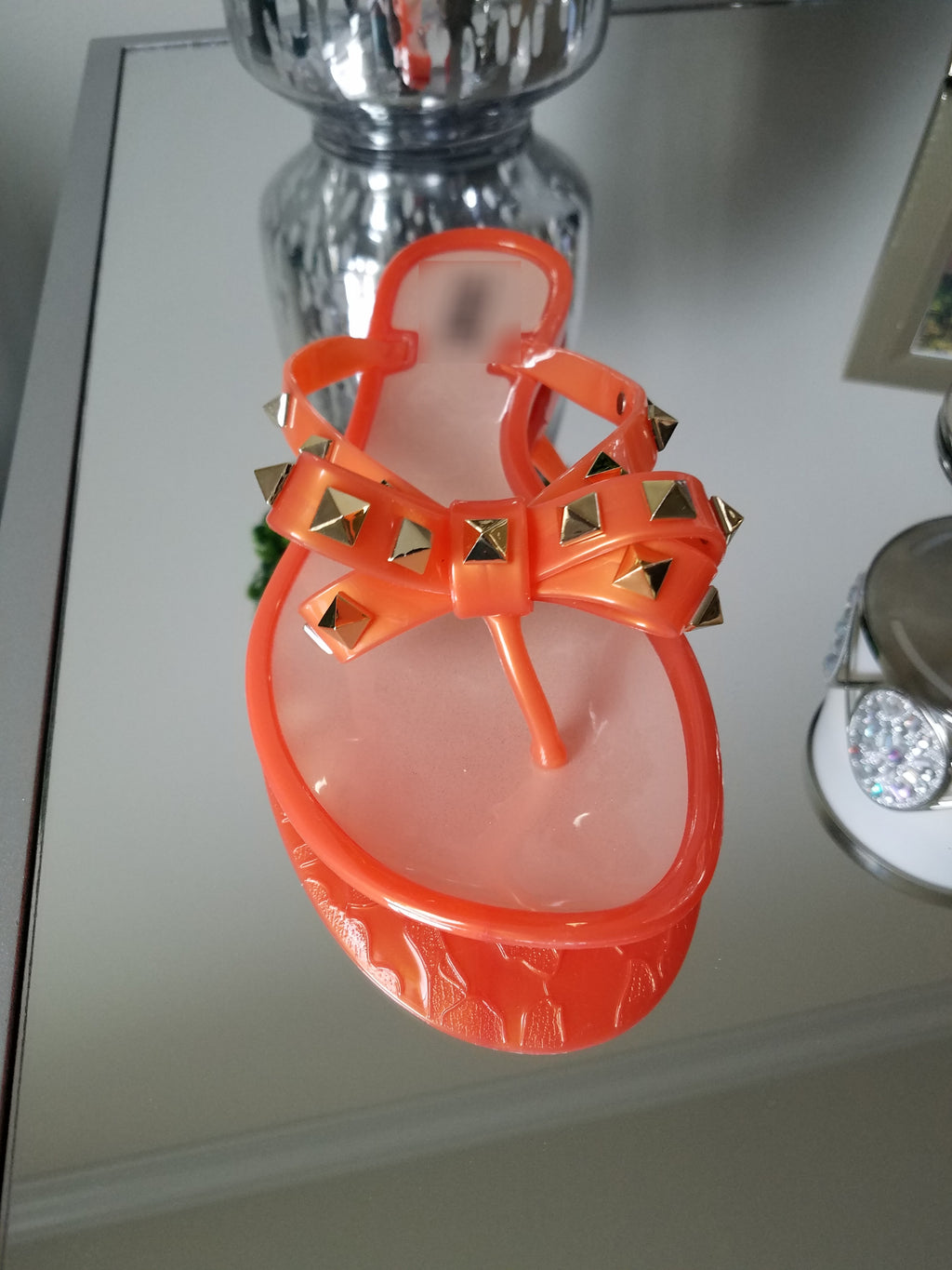 Tangerine Flip Flops