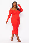 Red Hot Bodycon Dress